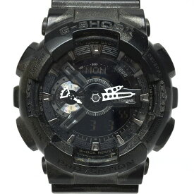 CASIO カシオ G-SHOCK GA-110CM-1AJF アナログデジタル 腕時計 ブラック×カモ ※中古 【津山店】