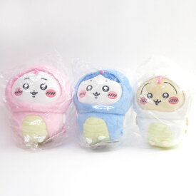 【未開封】グレイ・パーカー・サービス ちいかわ ハッピーバッグ 2025 干支ぬいぐるみS ちいかわ/ハチワレ/うさぎ 3種セット