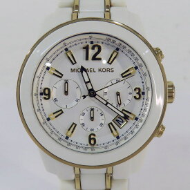MICHAEL KORS マイケルコース クロノグラフ レディース MK-5804 クォーツ 腕時計 ※中古　
