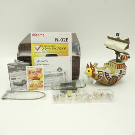 ワンピース N-02E サウザンド・サニー号置台 キャラクターピン 【スマートフォン欠品】 ※中古