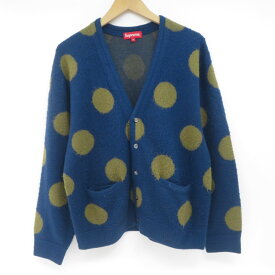 Supreme シュプリーム BRUSHED Polka Dot Cardigan ブラッシング ポルカドット カーディガン Sサイズ ※中古