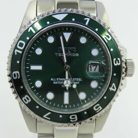 TECHNOS テクノス TSM419 ステンレススチール クオーツ 腕時計 ※中古