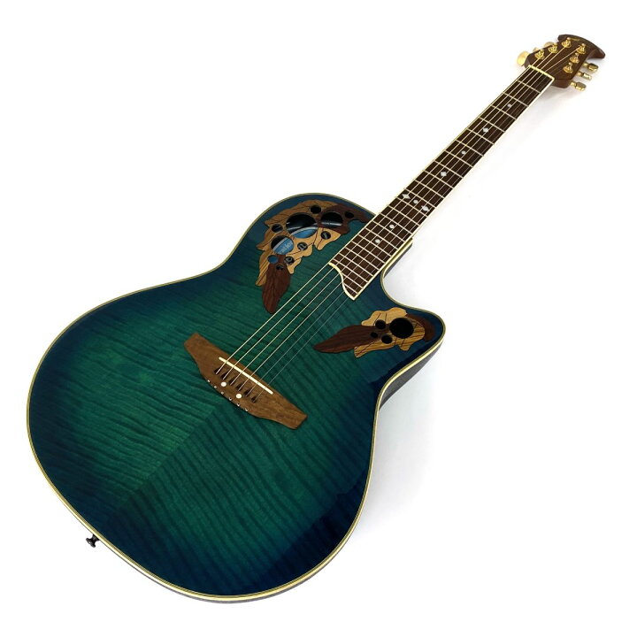 楽天市場】Ovation【Celebrity Deluxe CS257】Transparent Blue【中古 