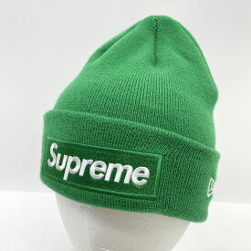 Supreme シュプリーム New Era Box Logo Beanie ニューエラ ボックス ロゴ ビーニー ニット帽 ワンサイズ ※中古