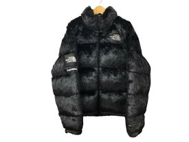 【中古】【サイズ：M】SUPREME×THE NORTH FACE シュプリーム×ノースフェイス Faux Fur Nuptse Jacket フェイクファー ヌプシ ダウン ジャケット 20AW ND92001I メンズ アウター【広田店】