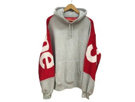 【中古】Supreme Big Logo Jacquard Hooded Sweatshirt 23FW "シュプリーム ビッグロゴ ジャガード フーデッド スウェットシャツ パーカー"【広田店】