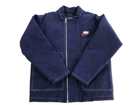 【中古】Supreme×NIKE Double Zip Quilted Work Jacket 18AW "シュプリーム×ナイキ ダブルジップ キルティング ワークジャケット"【広田店】