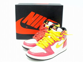 【中古】 Nike Air Jordan 1 High OG "Light Fusion Red" 555088-603 23cm ナイキ エアジョーダン1 ハイ OG "ライト フュージョンレッド" メンズ スニーカー【鹿屋店】
