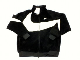 【未使用】Nike Full Zip Reversible Boa Jacket Sportswear Swoosh "Black/Sail" BQ6546-011 "ナイキ フルジップ リバーシブル ボアジャケット スポーツウェア スウッシュ "ブラック/セイル"" XLサイズ【鹿屋店】
