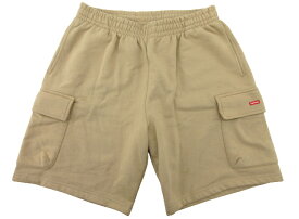 【中古】Supreme “シュプリーム” 23SS Small Box Baggy Cargo Sweatshort スモールボックス バギー カーゴ スウェットショーツ ショート ハーフパンツ サイズL タン【鹿児島店】