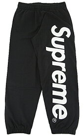 【未使用】Supreme “シュプリーム” 22AW Satin Applique Sweatpant サテン アップリケ スウェットパンツ 半タグ付き サイズS ブラック【鹿児島店】