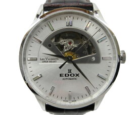 【中古】EDOX “エドックス” LES VAUBERTS OPEN HEART AUTOMATIC レ・ヴォベール オープンハート オートマティック クラシックウォッチ 自動巻き 腕時計 85014【鹿児島店】