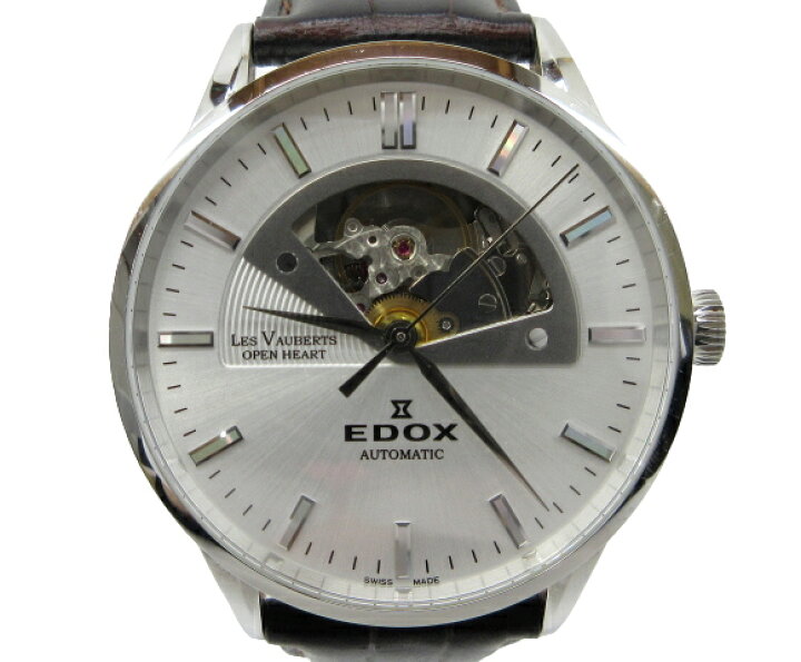 楽天市場】【中古】EDOX “エドックス” LES VAUBERTS OPEN HEART  