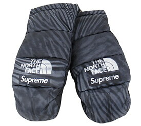 【未使用】Supreme×THE NORTH FACE “シュプリーム×ザ・ノースフェイス” 23SS Trompe L'oeil Printed Montana Mitt トロンプルイユ プリンテッド モンタナ ミット グローブ 手袋 タグ付き NN02303I サイズL ブラック【鹿児島店】