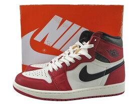 【中古】NIKE “ナイキ” AIR JORDAN 1 RETRO HIGH OG "LOST&FOUND/CHICAGO" エアジョーダン1 レトロ ロスト アンド ファウンド シカゴ DZ5485-612 スニーカー 26.5cm【鹿児島店】