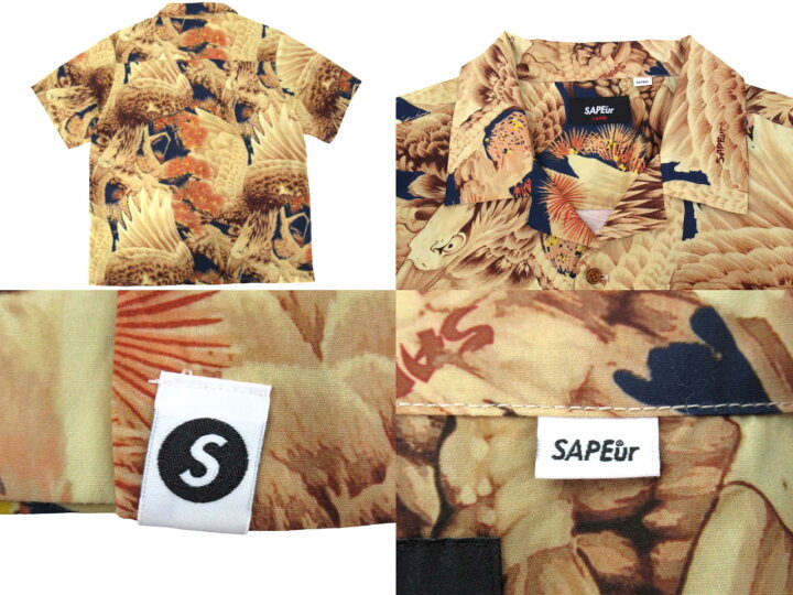 楽天市場】【未使用】SAPEur “サプール” 23SS 大鷹 アロハシャツ 