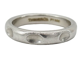 【中古】TIFFANY&Co. “ティファニー” パロマ・ピカソ グルーブリング Pt950 プラチナ 指輪 アクセサリー 11号相当 シルバー【鹿児島店】