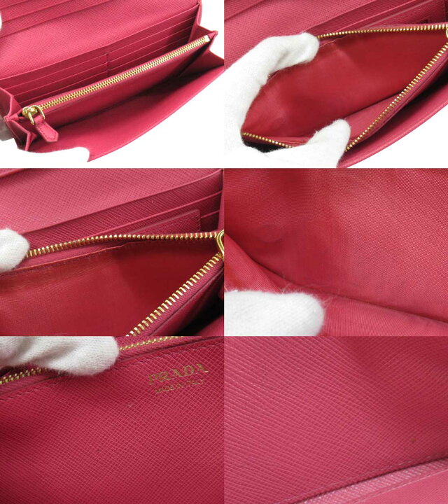 楽天市場】【中古】PRADA “プラダ” サフィアーノトライアングル ロング 
