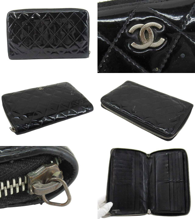 楽天市場】【中古】CHANEL “シャネル” マトラッセ パテントレザー ココ 