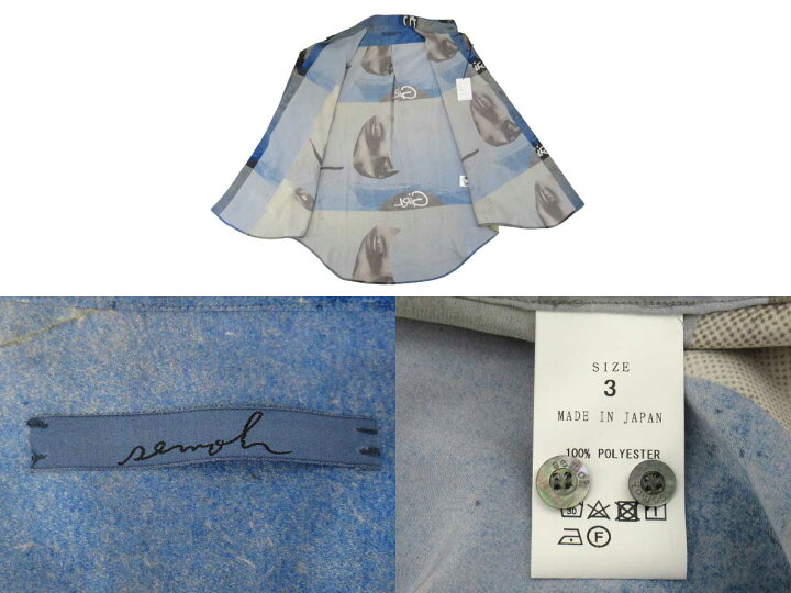 楽天市場】【未使用】semoh “セモー” 25SS Graphic Shirt C.B. 
