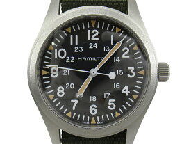 【中古】HAMILTON “ハミルトン” KHAKI FIELD MECHANICAL 42MM カーキフィールド メカニカル オートマウォッチ ミリタリー 自動巻き 手巻き 腕時計 H69529933 H695290 シルバー ブラック グリーン【鹿児島店】