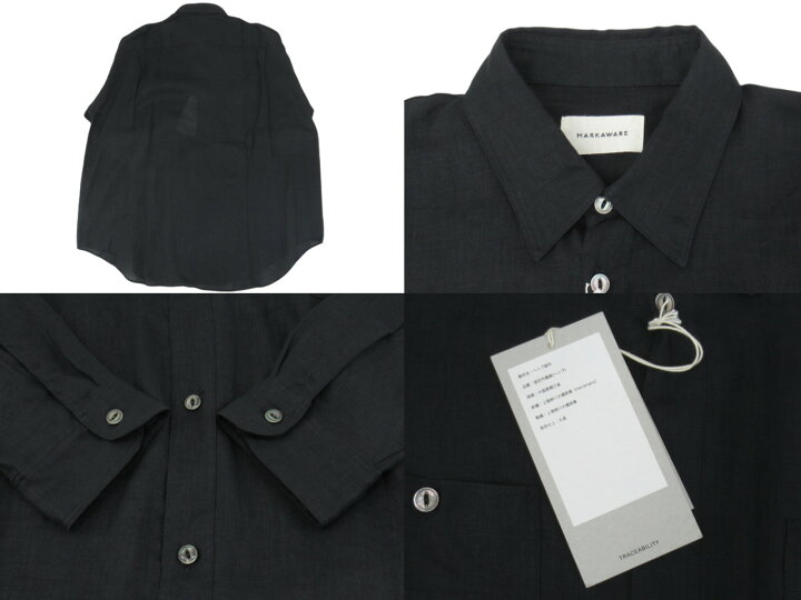 楽天市場】【未使用】MARKAWARE “マーカウェア” 25SS HEMP SHIRTING 