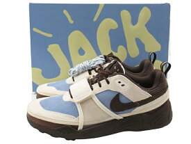 【未使用】NIKE×Travis Scott “ナイキ×トラヴィス スコット” ZOOM FIELD JAXX "PALE IVORY AND LECHE BLUE" ズーム フィールド ジャックス ペールアイボリー アンド レチェブルー HQ3072-400 スニーカー 28.5cm【鹿児島店】