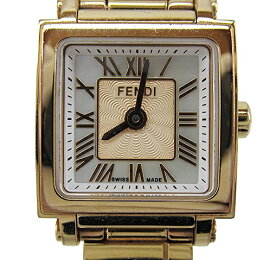 【中古】FENDI “フェンディ” クアドロ ミニ スクエア ブレスウォッチ クォーツ 腕時計 60500L【鹿児島店】