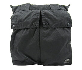 【中古】PORTER “ポーター” RING 2WAY TOTE BAG リング トートバッグ ハンドバッグ ショルダー クロスボディ 斜め掛け 製品染め ミリタリー ユーティリティー 832-16129 ブラック【鹿児島店】