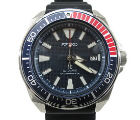 【中古】SEIKO “セイコー” PROSPEX SAMURAI プロスペックス サムライ ダイバースキューバ オートマウォッチ 自動巻き 手巻き 腕時計 MADE IN JAPAN 海外モデル SRPB53 4R35-01V0 シルバー ネイビーブルー ブラック【鹿児島店】