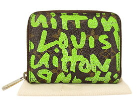 【中古】LOUIS VUITTON “ルイヴィトン” モノグラム・グラフィティ ジッピー・コインパース ラウンドファスナー コインケース 小銭入れ コンパクトウォレット 財布 M93709 ヴェール【鹿児島店】