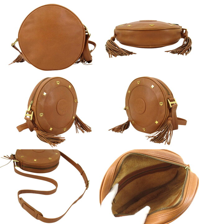 楽天市場】【中古】MCM “エムシーエム” タッセル ラウンドショルダー 