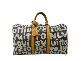 【中古】LOUIS VUITTON ルイ・ヴィトンボストンバッグ モノグラムグラフィティ キーポル50 M92197【加治木店】