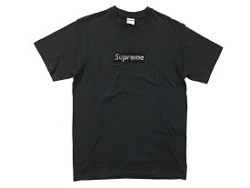 【中古】Supreme×Swarovski Box Logo Tee 19SS "シュプリーム×スワロフスキー ボックスロゴ 半袖 Tシャツ"【都城店】