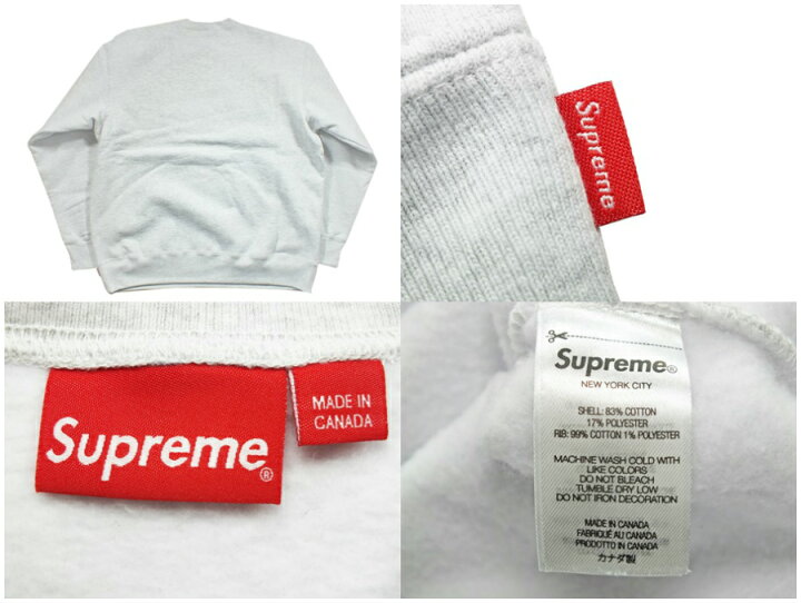 楽天市場】【未使用】Supreme Small Box Crewneck 22FW 
