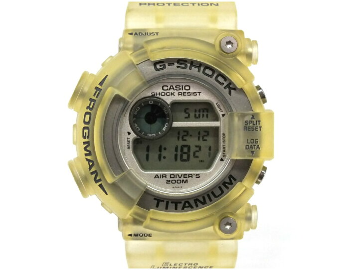 楽天市場】【中古】CASIO G-SHOCK FROGMAN DW-8200WC-7A  