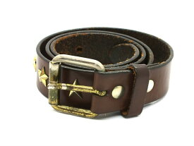 【中古】Supreme Star Studded Belt "シュプリーム スター スタッズ ベルト ブラウン"【都城店】