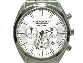 【中古】CITIZEN INDEPENDENT TIMELESS LINE BR1-412-11 "シチズン インディペンデント シルバー クォーツ クロノグラフ メンズ 腕時計/ウォッチ"【都城店】