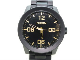 【中古】NIXON コーポラル ステンレス スティール A346-1041 "ニクソン メンズ ブラック 腕時計/ウォッチ"【都城店】