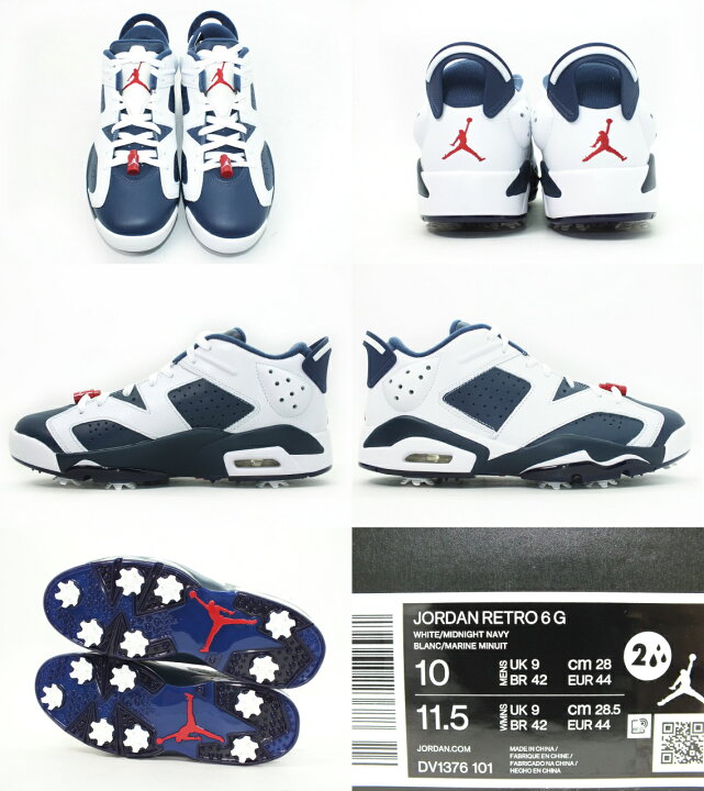 楽天市場】【未使用】NIKE AIR JORDAN 6 LOW GOLF DV1376-101 28cm 