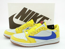 【未使用】TRAVIS SCOTT × NIKE WMNS AIR JORDAN 1 RETRO LOW OG SP DZ4137-700 26cm "トラヴィス・スコット × ナイキ ウィメンズ エアジョーダン1 レトロ ロー スニーカー"【都城店】