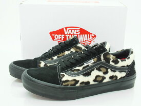 【中古】Supreme×VANS Skate Old Skool Leopard Black 26.5cm "シュプリーム スケート オールドスクール スニーカー"【都城店】