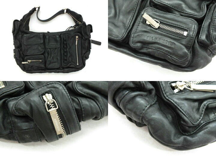 楽天市場】【中古】JIL SANDER マルチポケット ラムレザーバッグ 