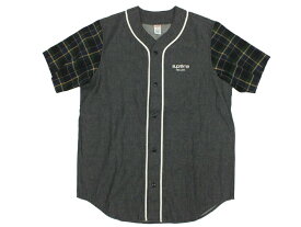 【中古】Supreme Denim Flannel Baseball Shirt 14SS "シュプリーム デニム フランネル ベースボールシャツ"【都城店】