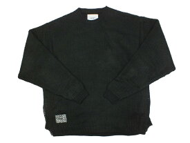 【中古】WTAPS OBSVR / SWEATER / ACRYLIC. X3.0 (232MADT-KNM02) "ダブルタップス クロスボーン レイヤード クルーネック ニットセーター ブラック"【都城店/別館】