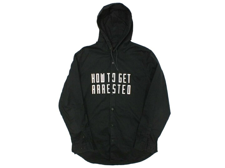 楽天市場】【中古】Supreme Arrested Hooded Shirt 14SS 