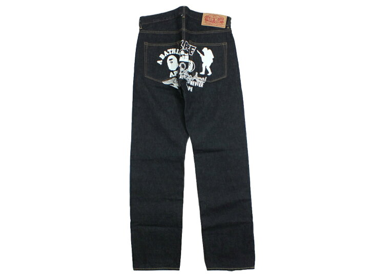 楽天市場】【中古】A BATHING APE 歴代 ロゴプリント デニムパンツ 