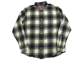 【中古】Supreme Brushed Plaid Flannel Shirt 22SS "シュプリーム ブラッシュド プレイド フランネル シャツ"【都城店】