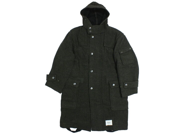 楽天市場】【中古】WTAPS STRAITS COAT WOPO. MELTON 212TQDT-JKM04 