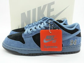 【未使用】Supreme × NIKE SB DUNK LOW OG QS "Ocean Fog" HQ8487-400 25FW 27cm "シュプリーム×ナイキ ダンク ロー コラボスニーカー オーシャンフォグ"【都城店】